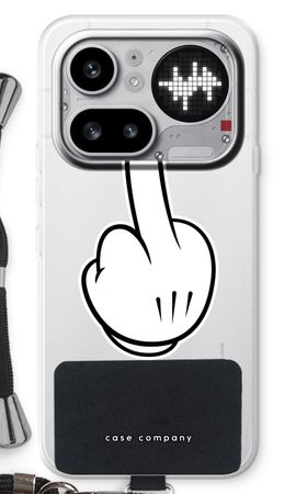 Middle finger white