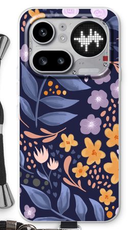 Flowers with blue leaves