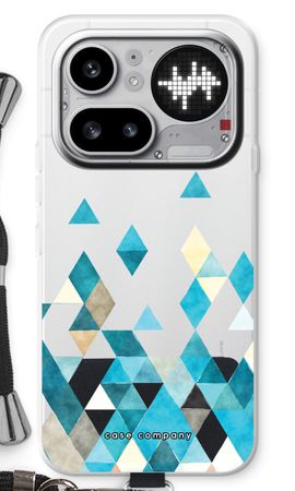 Coloured triangles blue