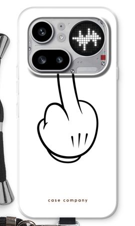 Middle finger white