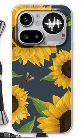 Sunflower and bees