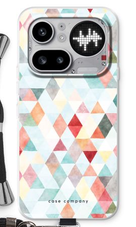 Coloured triangles pastel