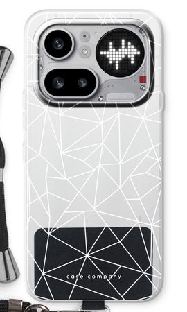 Geometric lines white