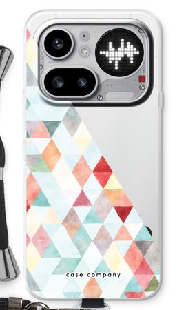 Coloured triangles pastel