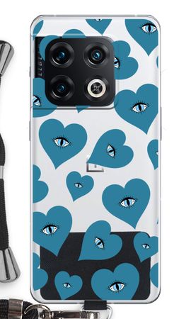 Blue heart eyes