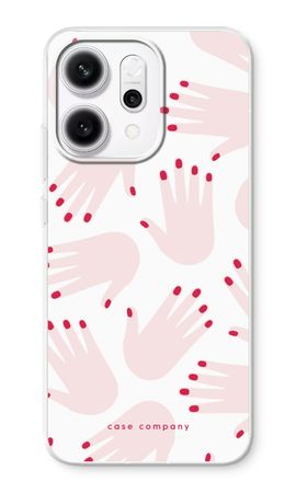 Hands pink