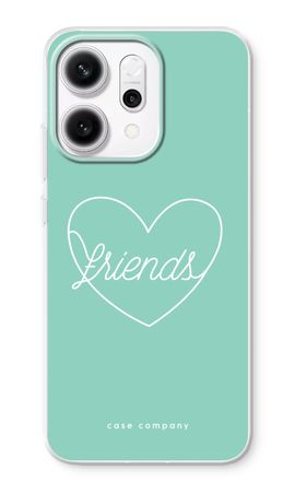 Friends heart pastel