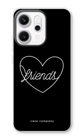 Friends heart black