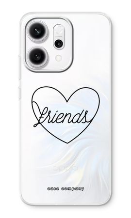 Friends heart black