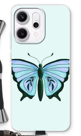 Blauer Schmetterling