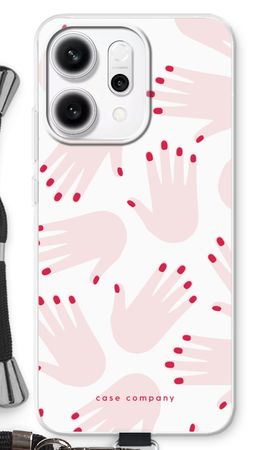 Hands pink