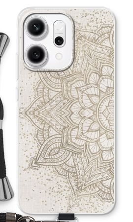 Boho golden mandala