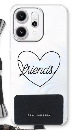 Friends heart black