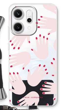 Hands pink