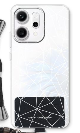 Geometric lines white