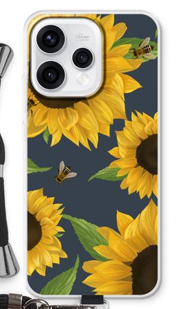Sunflower and bees