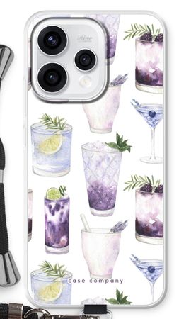 Violet cocktails