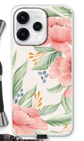 Zartrosa Blumen