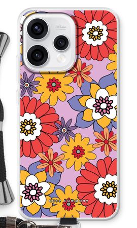 Retro Blumen - Lila