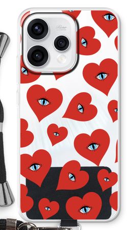 Red heart eyes