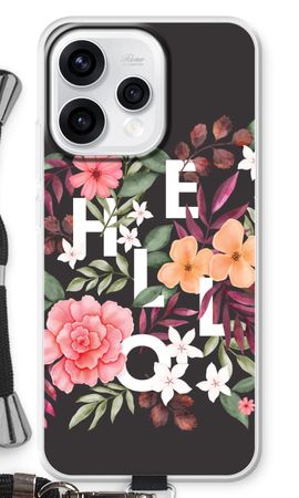 Hello in flowers