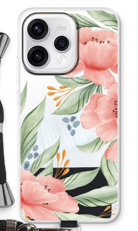 Zartrosa Blumen