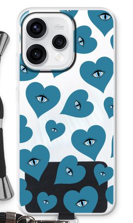 Blue heart eyes