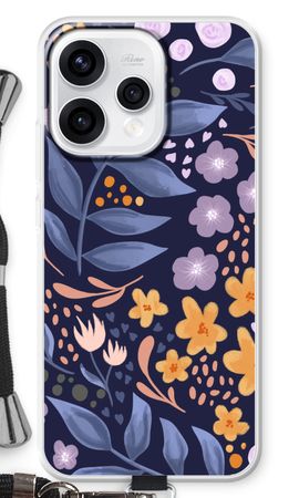 Flowers with blue leaves