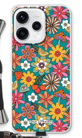 Retro Blumen N°2 - Blau