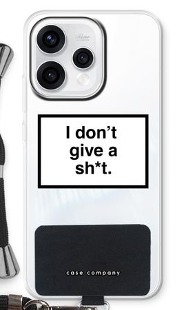 Don't give a shit