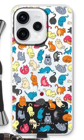 Colourful cats