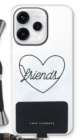 Friends heart black