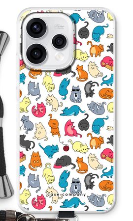 Colourful cats