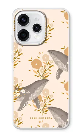 Floral Whales, Miękkie etui Oppo Reno15