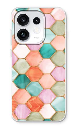 Hexagons in stained glass