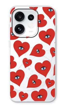 Red heart eyes