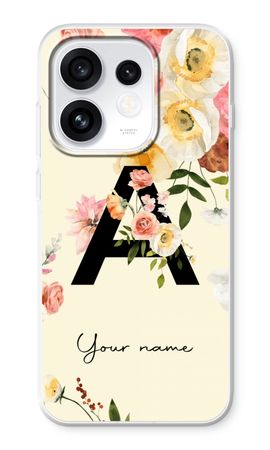 Flirty Flowers Monogram