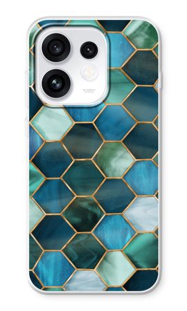 Hexagons in stained glass