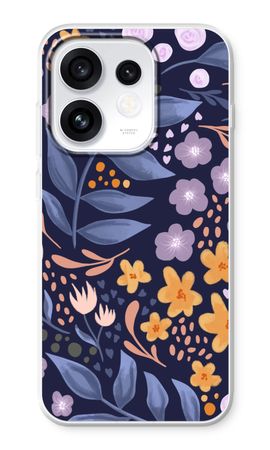 Flowers with blue leaves