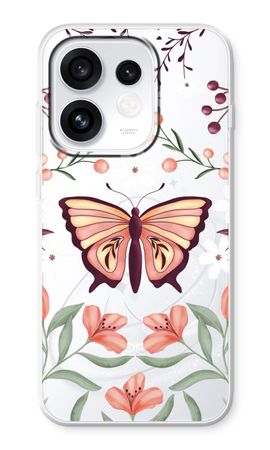 Butterfly in a floral world