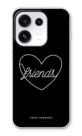 Friends heart black