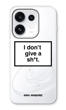 Don't give a shit