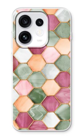 Hexagons in stained glass