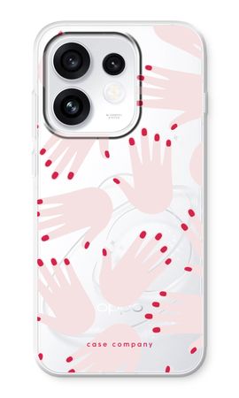 Hands pink