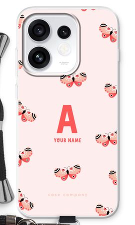 Rosy Butterflies Monogram