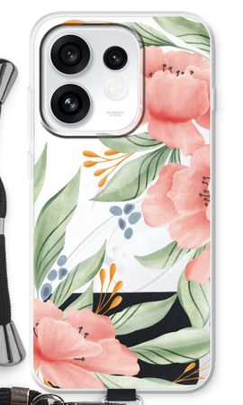 Fleurs roses douces