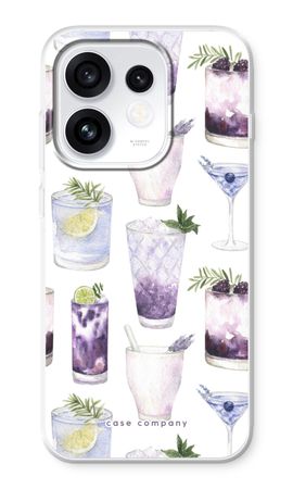 Violet cocktails