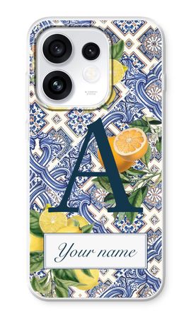 Monogram Blauwe tegels
