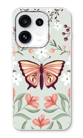 Butterfly in a floral world