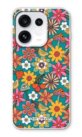 Retro Flowers N°2 - Blue